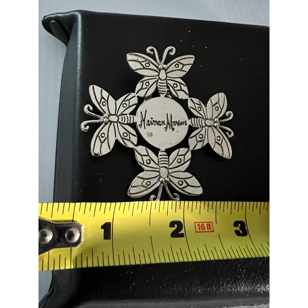 Neiman Marcus Vintage Butterfly Scarf Clip Signed by Emilio Castillo